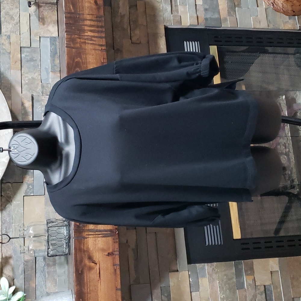 Banana republic factory baby french terry elbow-sleeve sweatshirt